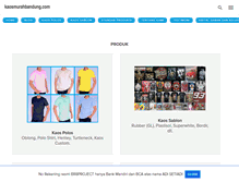 Tablet Screenshot of kaosmurahbandung.com